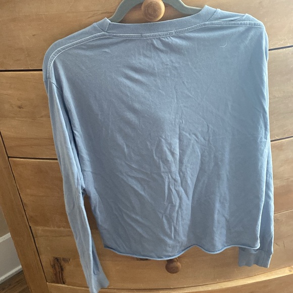 Brandy Mill Melville, blue oversize long sleeve pocket t in great condition - Picture 2 of 2